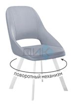Стул DikLine 247 поворотный опоры белые
