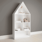 🏡 Стеллаж-домик «Теремок» — где книги живут как в сказке, а игрушки — как в гостях у друзей 🐰📚