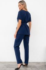 Костюм брючный (синий) К11-81/7 Nikol (Акция)