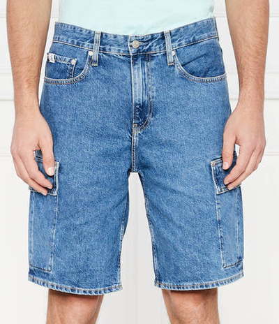 Джинсовые шорты 90'S Cargo CALVIN KLEIN JEANS - темно-синий(J30J324877)
