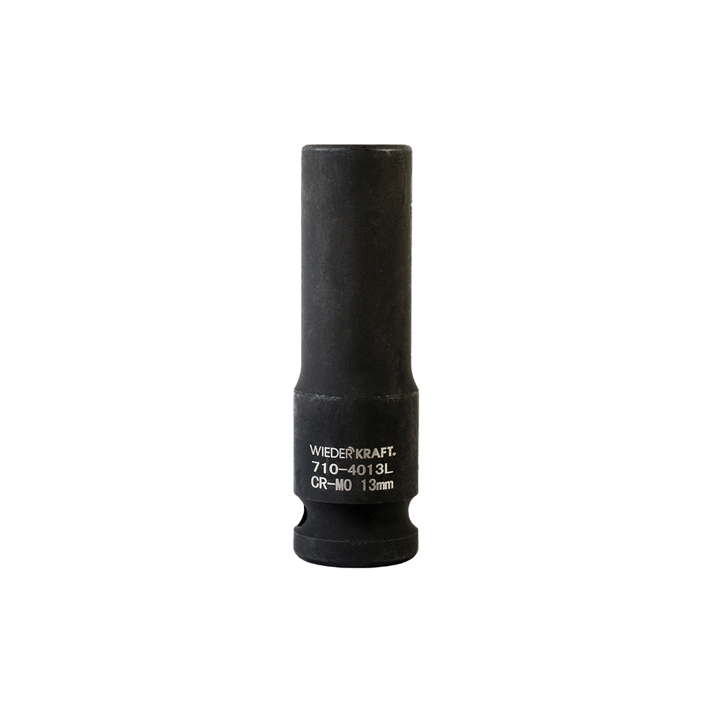 WDK-710-4013L Головка торцевая ударная глубокая 1/2", 6 граней, 13 мм