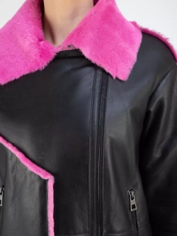 Дубленка авиатор натуральная зимняя