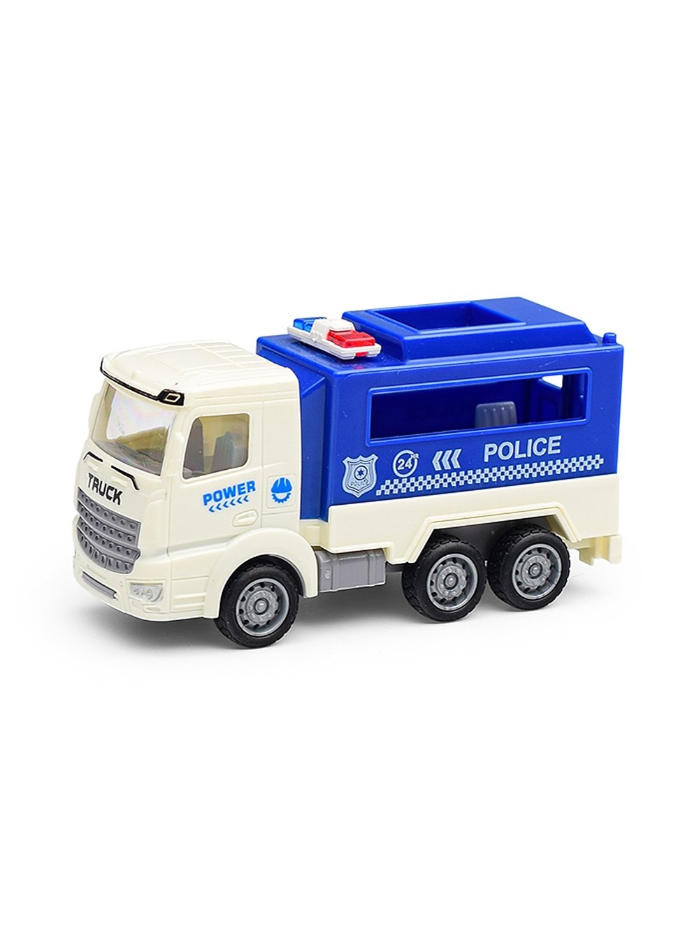 Машинка Транспортёр радиоуправляемая с спасательной машиной