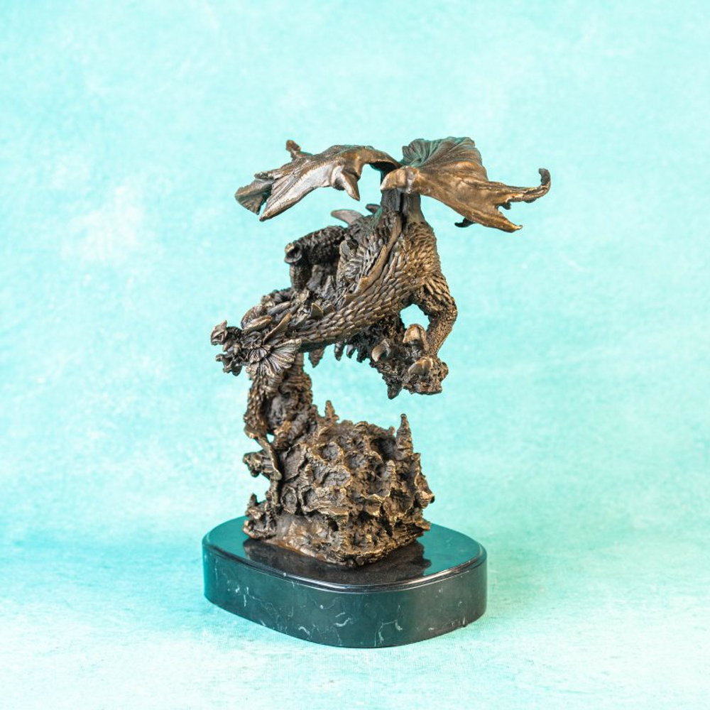 Настольная кабинетная скульптура «Дракон»