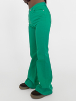 Джинсы Lefon 030650 однотонные трубы со стрейчем