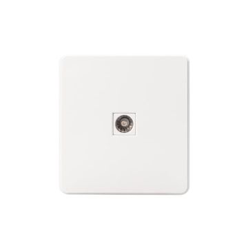 Розетка ROUND TV с/у перламутр KRANZ