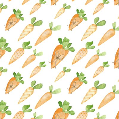 Акварельные морковки