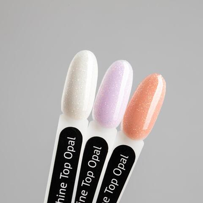 Monami Top Super Shine Opal - Топ для гель-лака с золотым шиммером, 8мл