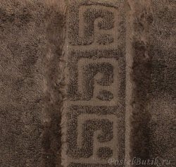 Махровое полотенце Noblesse 1001 темно-коричневое от Cawo Германия