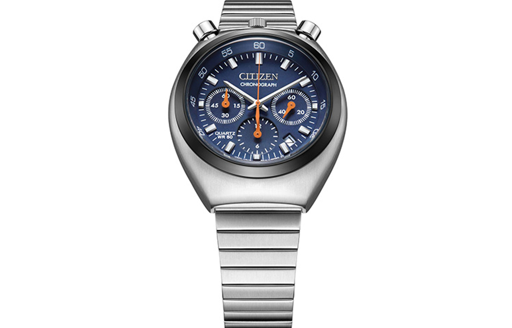 CITIZEN Quartz Movement Stainless Steel Strap Watch Men"s Watches Blue Dial