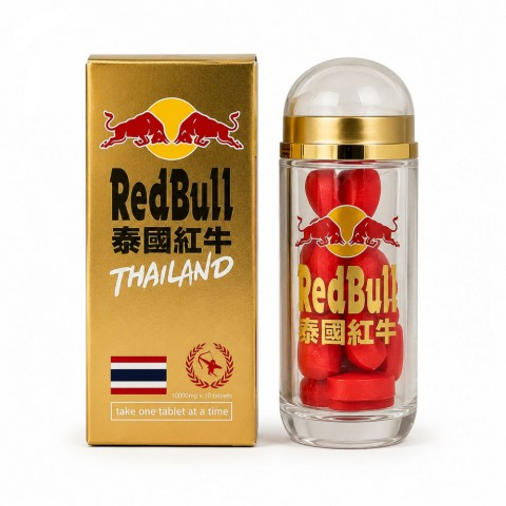 Возбуждающее средство для мужчин Red bull (Красный бык) 10 табл.