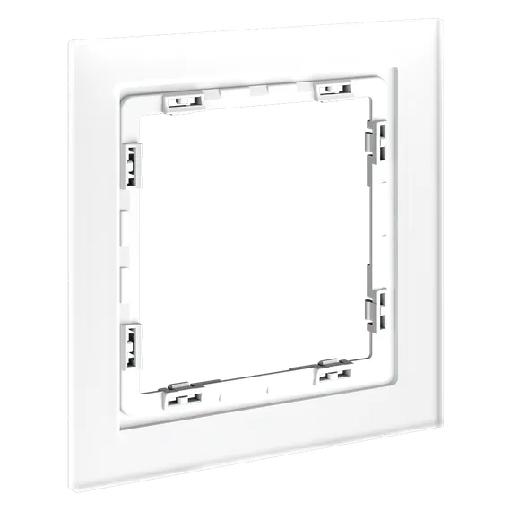 Рамка стеклянная VOLTUM S70 на 1 пост, (белый,матовый,стекло) vls110102