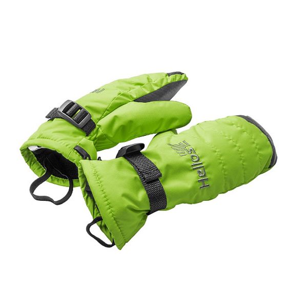 Варежки женские ZABAVA, лайм/черный Helios