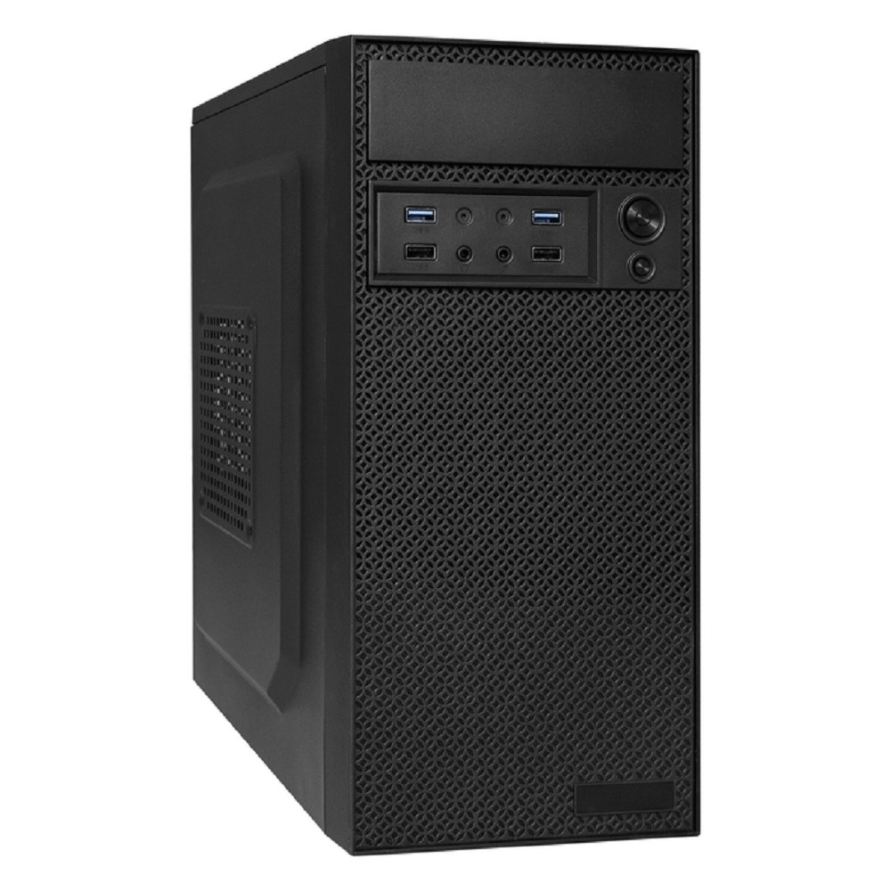 Корпус для компьютера Exegate EX291274RUS Корпус Minitower ExeGate BAA-109U2-AAA450 (mATX, AAA450 8см, 2*USB+2*USB3.0, аудио, черный)