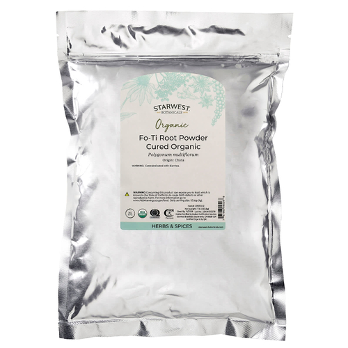Starwest Botanicals, органический порошок высушенного корня горца многоцветкового, 453,6 г (1 фунт)