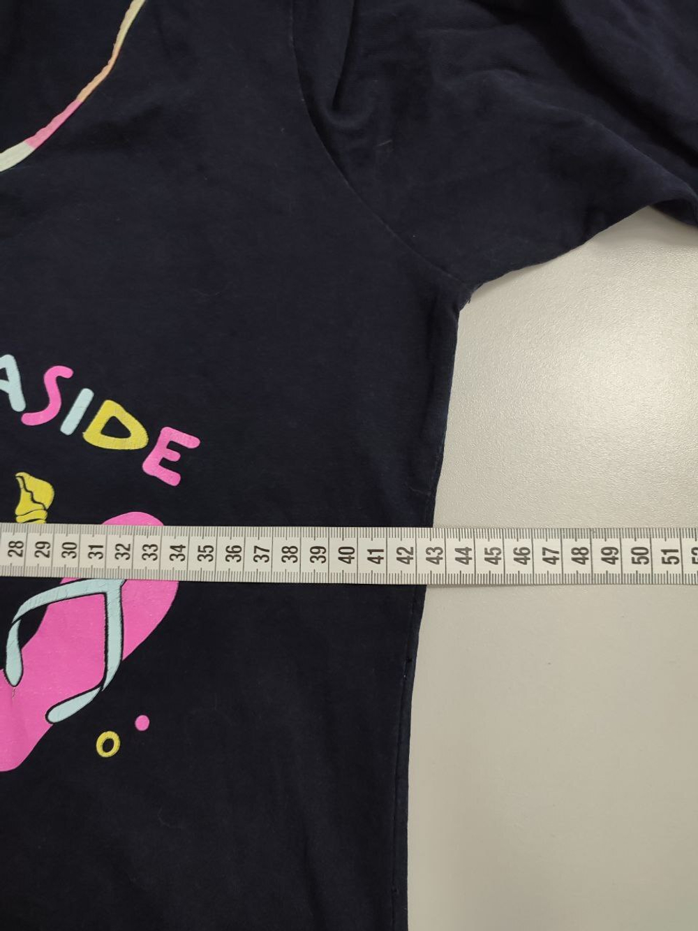 Джемпер с ярким принтом 46 размер