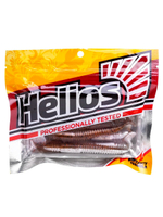 Виброхвост Helios Minoga 3,75"/9.5 см Golden Lime 5шт. (HS-17-048)