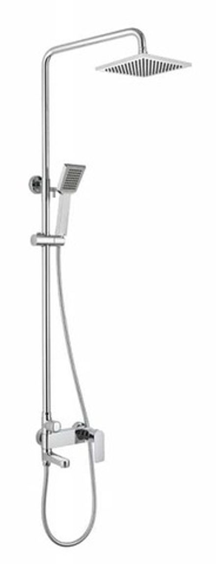 F6333367CP-A-RUS REAL Душевая колонна со смесителем для ванны, поворотный излив