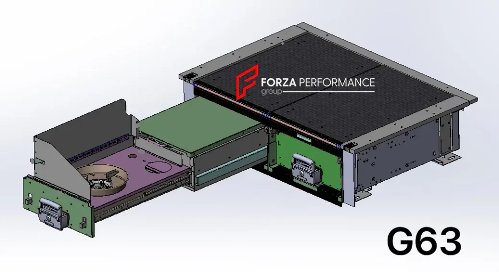 Системы выдвижных ящиков для кухни в Mercedes-Benz G63 от Forza Performance Мерседес Бенз Гелик Гелендваген