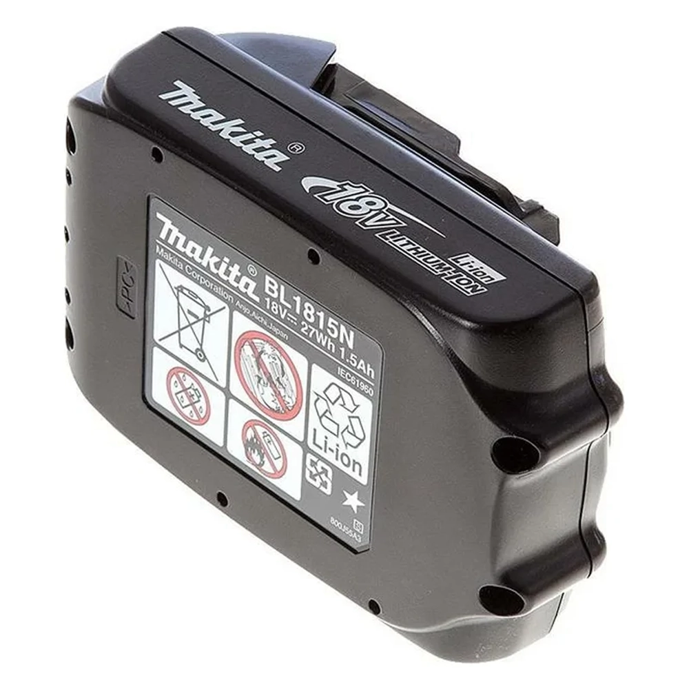 Makita PowerPack LXT аккумулятор BL1815N x 2шт + ЗУ DC18SD + кейс набор 197143-8