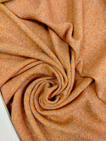 Твид костюмно-плательный оранж-серый