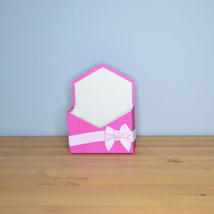 Конверт С БАНТОМ 180*240*70 ФУКСИЯ