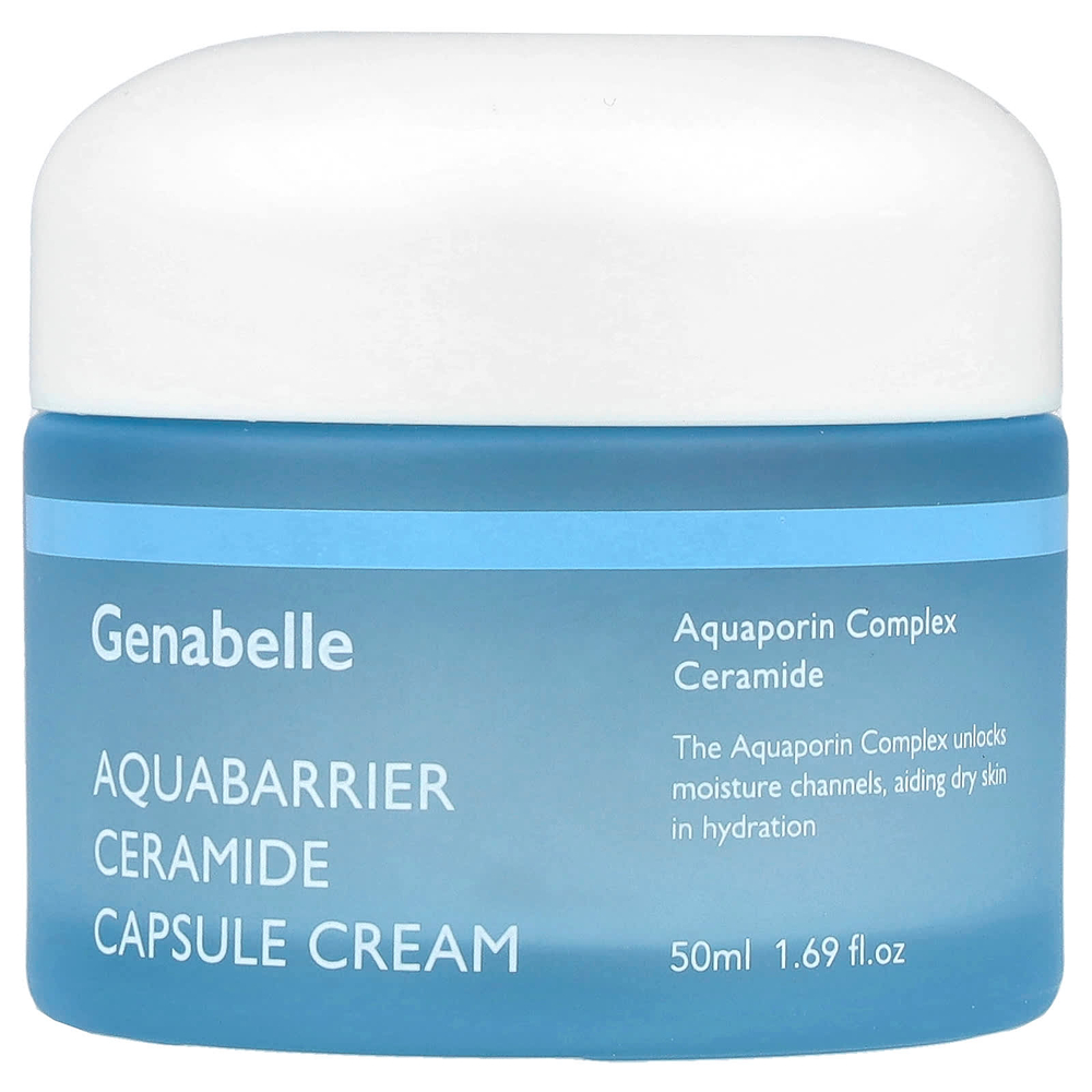 Genabelle, Aquaberrier, крем с керамидами в капсулах, 50 мл (1,69 жидк. Унции)