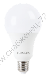 Лампа светодиодная LL-E-A80-25W-230-4K-E27 (груша, 25Вт, нейтр., Е27) Eurolux