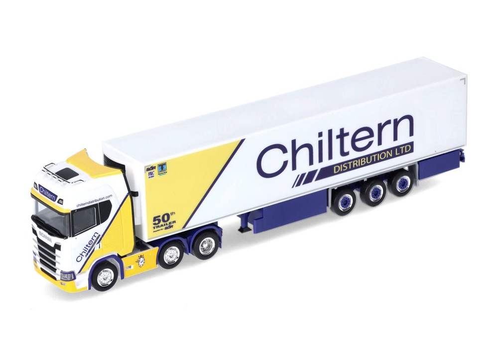 Грузовик Scania CS 20 HD 6х2 полуприцеп рефрижератор "Chiltern" (Англия/Питерборо)