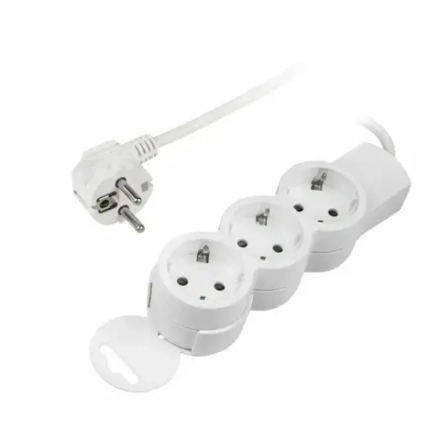 Удлинитель 3-розетки 1,5-метра Заземление 10А 2300.0 Вт 