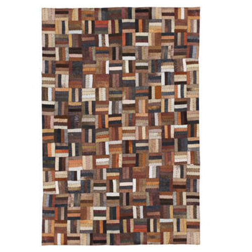 Ковер PATCHWORK/leather 120*180  PW120180/LEA p.101- 2