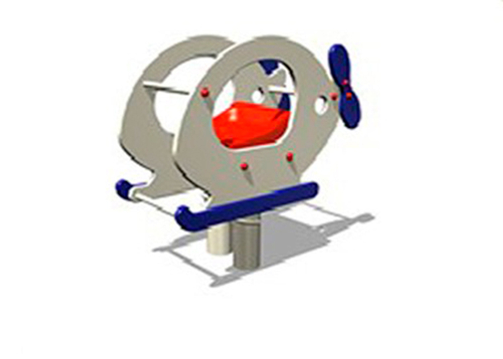 Качели на пружине «Вертолёт»,  КЧ062