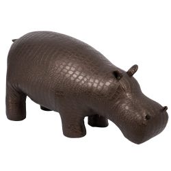 Банкетка Пуф Бегемот Коричневый средний