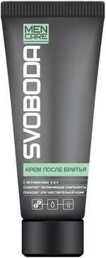 КРЕМ ПОСЛЕ БРИТЬЯ SVOBODA MEN CARE С АНТИБАК-М ЭФФЕКТОМ (В ТУБЕ) 80МЛ 3783