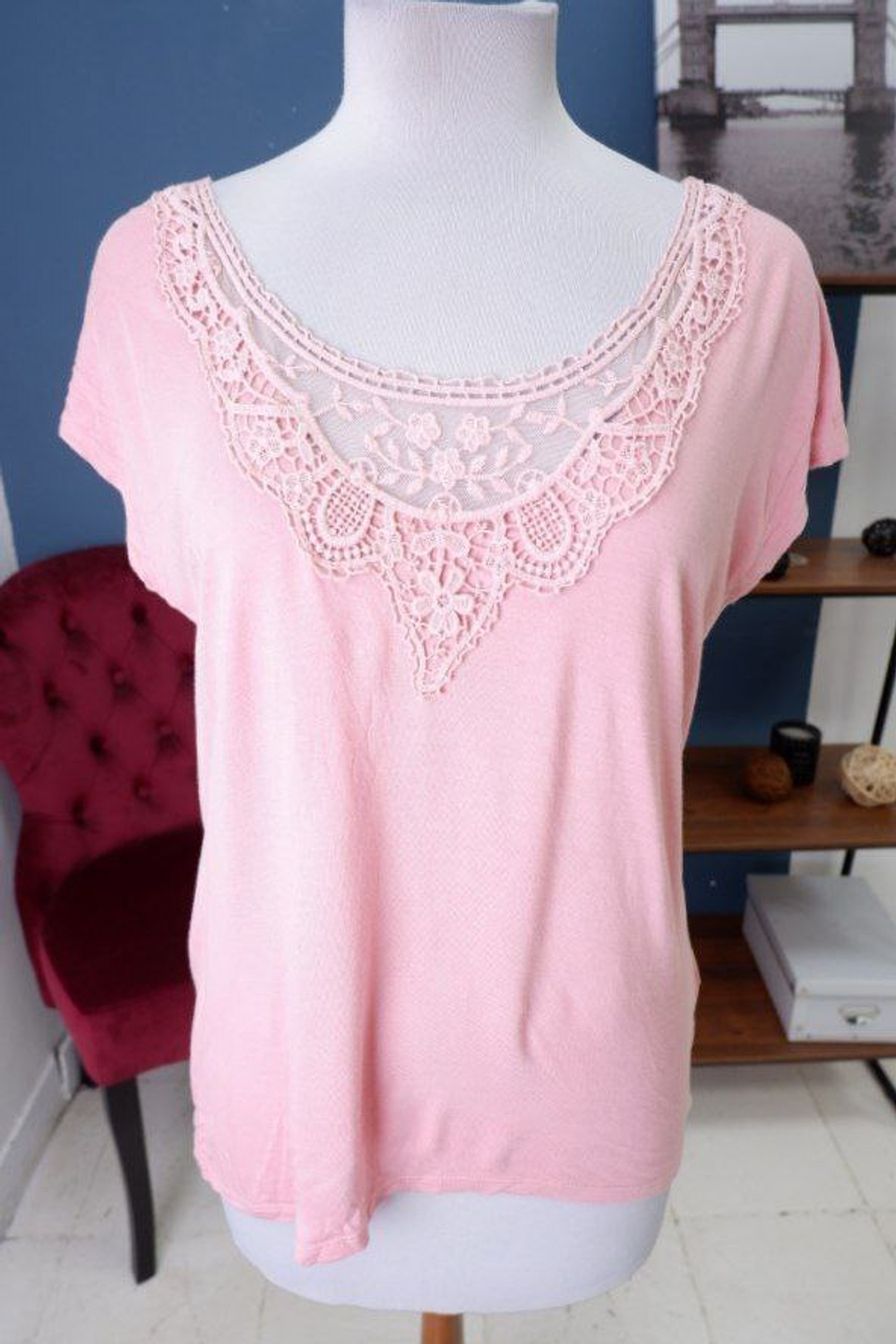 Футболка Tom Tailor красивая 46 размер