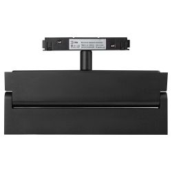 Магнитный трековый светильник ЭРА TRM20-2-22-12W3K BK светодиодный 12Вт 3000К черный для системы NOVA | Магнитные трековые светильники