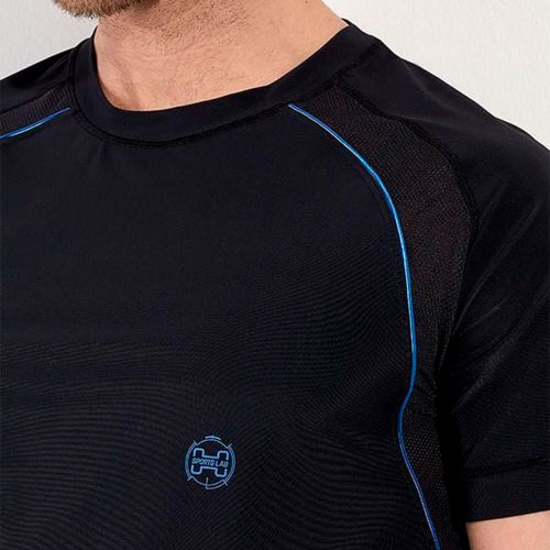 Мужская футболка черная HOM Sports Lab 40-3046-0004
