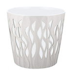 Горшок для цветов InGreen Winds D 340мм/20 л с дренажной вставкой 18,7л белоснежный жасмин