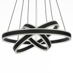 Citilux Дуэт CL719651 LED Люстра подвесная с пультом Чёрная