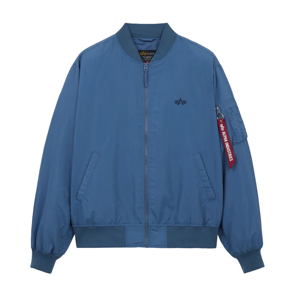 Бомбер Alpha Industries Logo L-2B Hunter Relaxed Denim Blue (Синий)