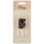 Свечи-цифры «Пончик с шоколадной глазурью» 7 см, 1 шт.