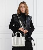 Кожаная сумка-трапеция THE MINI TOTE Marc Jacobs - белый(2F3HTT049H01)