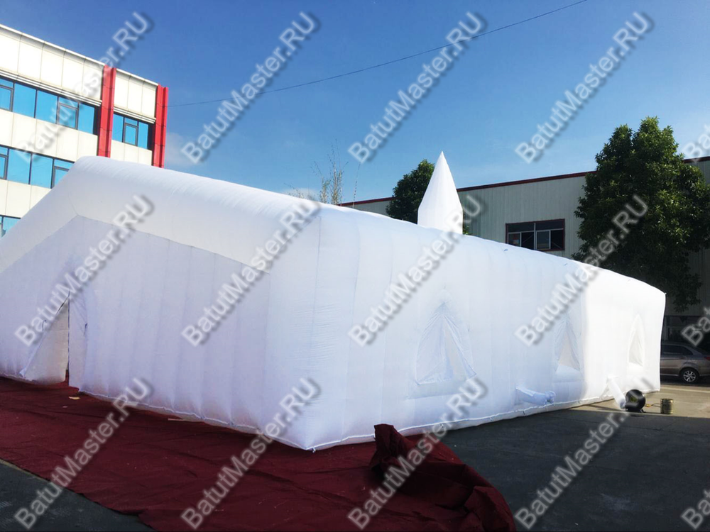 Надувной шатер "Белая фантазия" 20*15*7,5 м