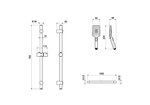 Набор смесителей Aquatek ЛИРА Set 3 в 1 (AQ1410CR+AQ1460CR+AQ2018CR) хром