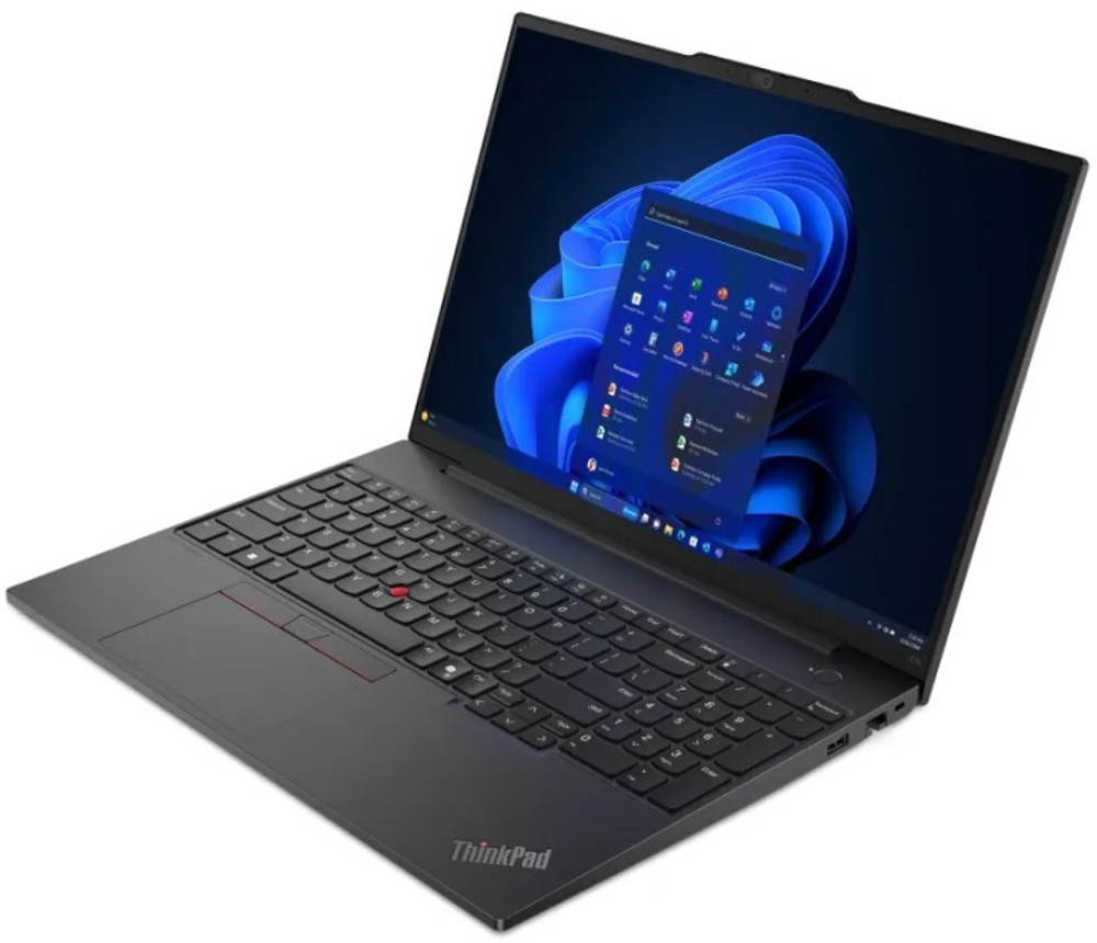 Ноутбук  Lenovo ThinkPad E16 G1 16 ", Ryzen 5, 16 Гб RAM, 512 Гб SSD, Radeon Graphics, Черный