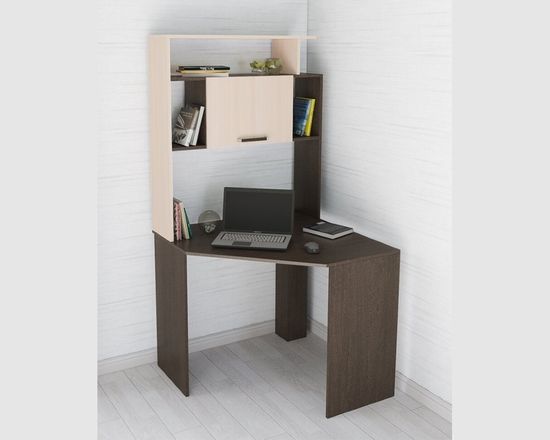 Стол письменный  КВАРТЕТ-12 венге / дуб молочный