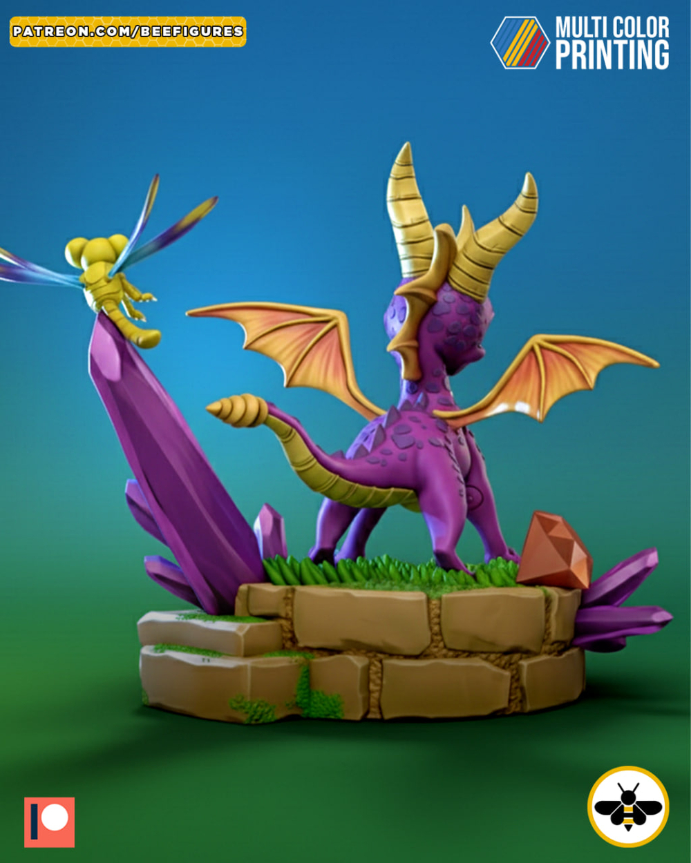 Спайро и Спаркс Фигурка Spyro and sparks