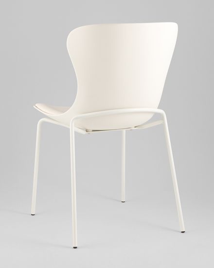 Стул Air с подушкой пластик молочный