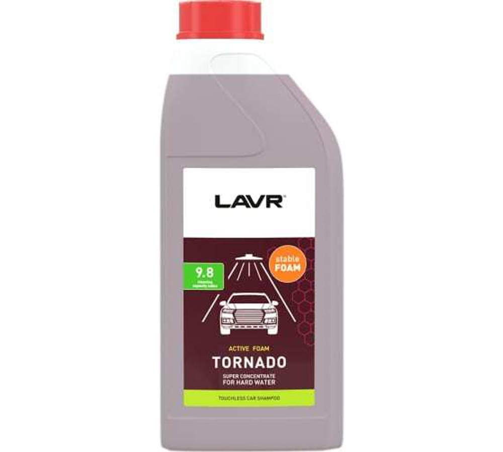 АВТОШАМПУНЬ LAVR TORNADO (БЕСКОНТАКТНАЯ МОЙКА) 1Л LN2341