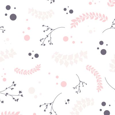 Нежный цветочный принт